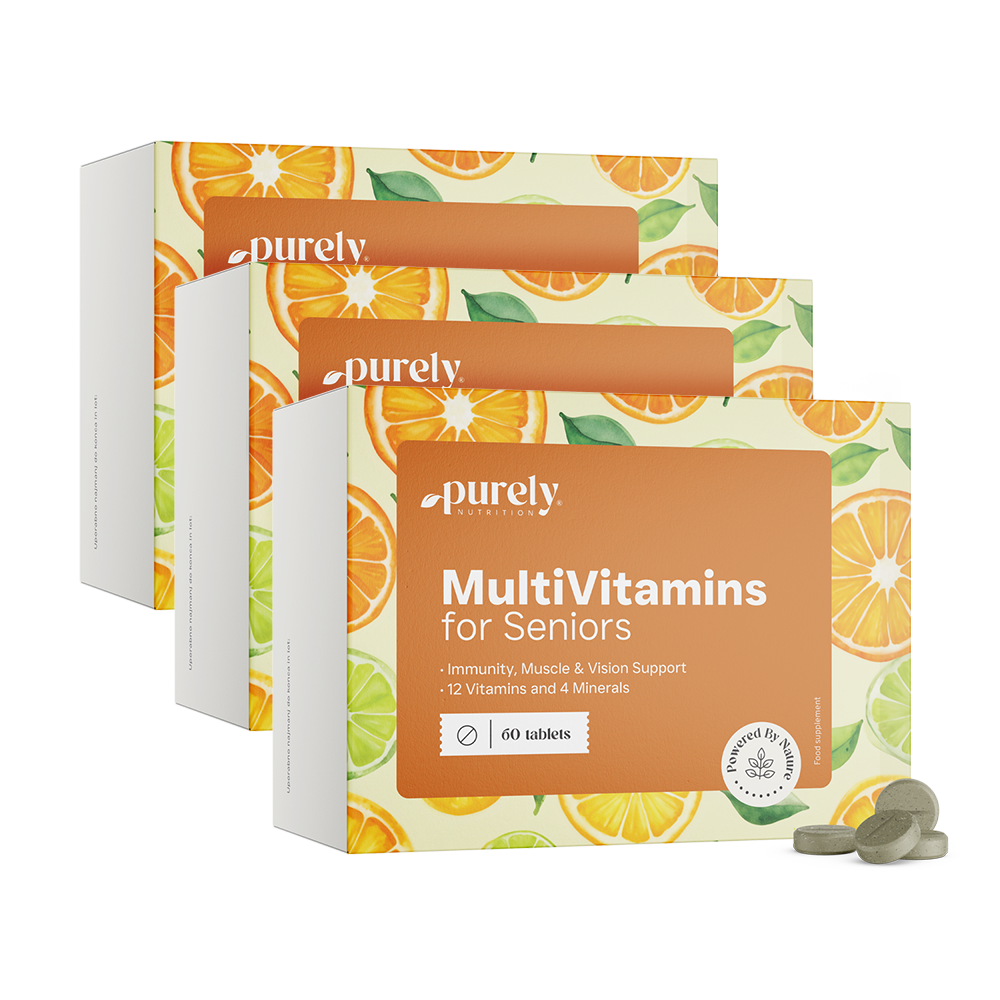 3x Мултивитамини за хора в напреднала възраст, общо 180 таблетки