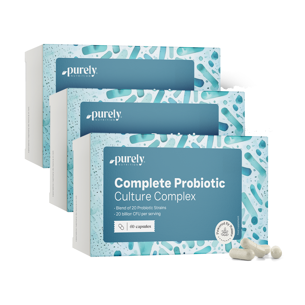 3x Complete Probiotic Culture - комплекс от микробиологични култури, общо 180 капсули
