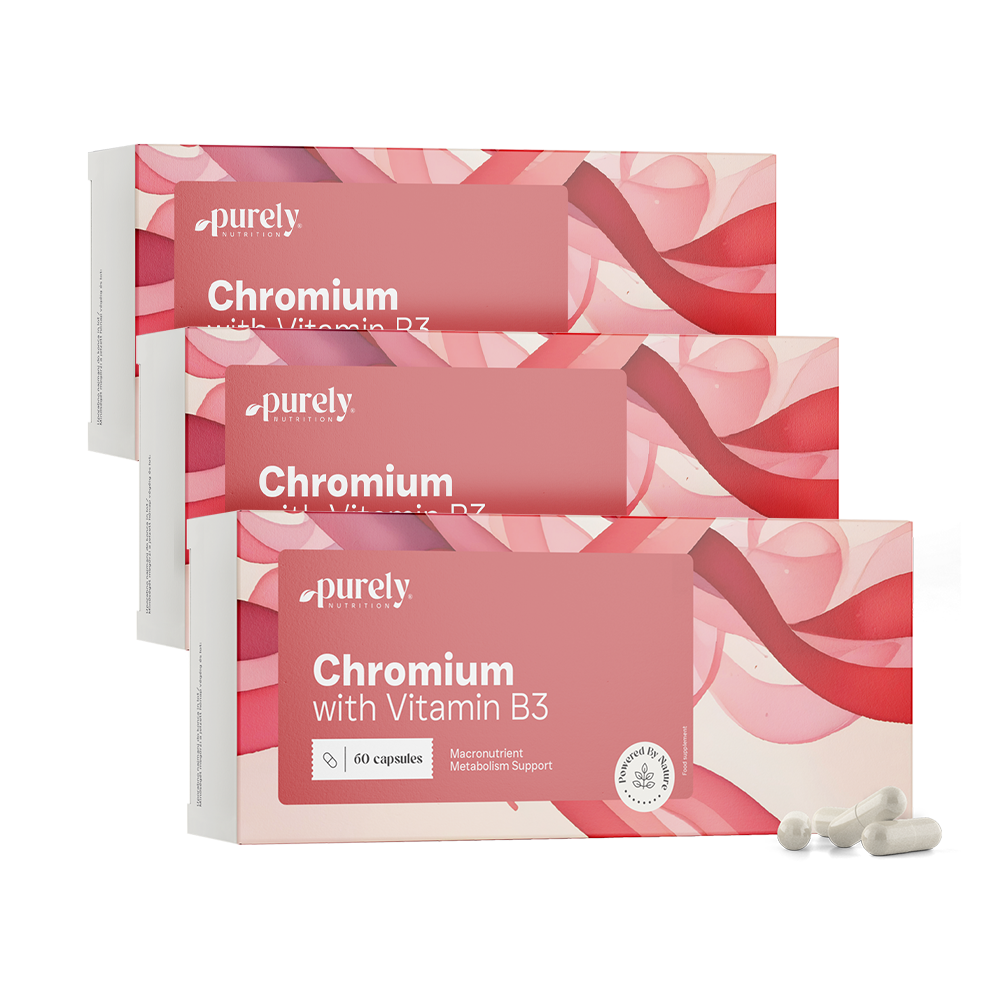 3x Хром 200 µg, общо 180 капсули