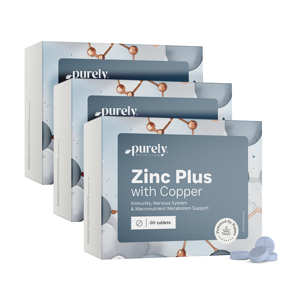 3x Цинк Plus, общо 180 таблетки