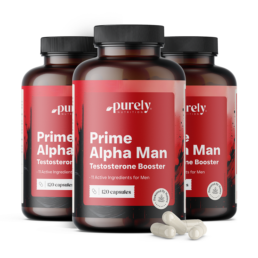3x Prime Alpha Man - за нивата на тестостерон в кръвта, общо 360 капсули