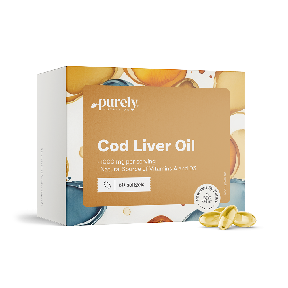 Масло от треска (минтай) 1000 мг, 60 меки капсули