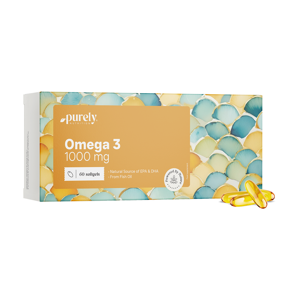 Омега-3 1000 мг – от рибено масло, 60 меки капсули