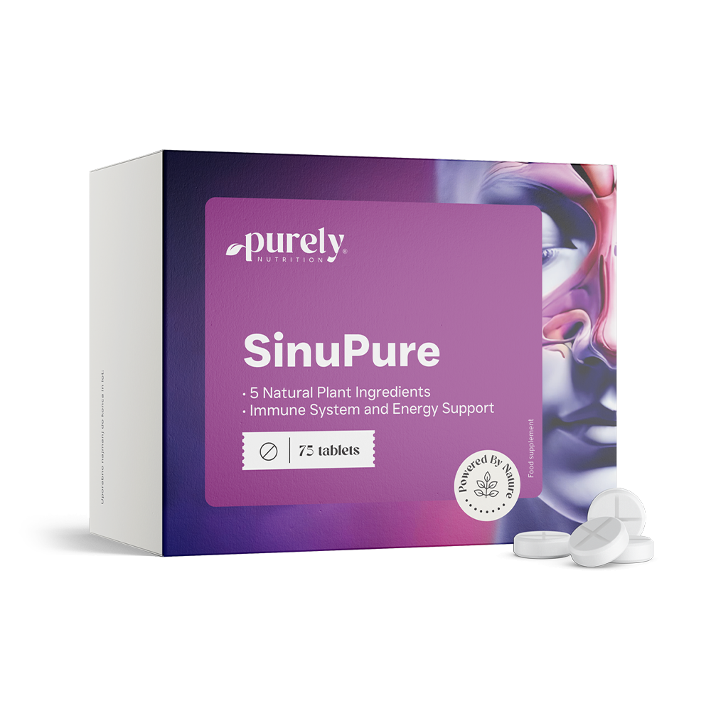 SinuPure – подкрепа от 5 билки, 75 таблетки