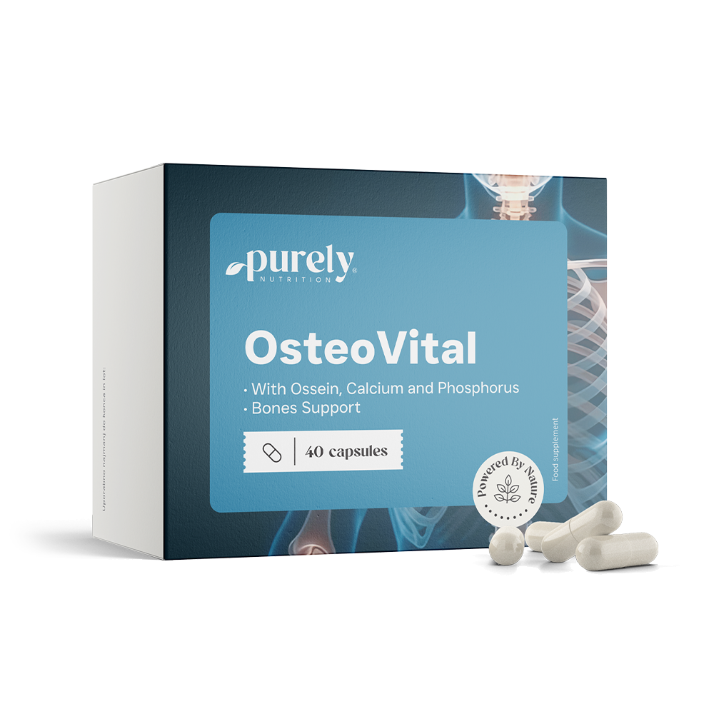 OsteoVital – комплекс от осеин, калций и фосфор, 40 капсули