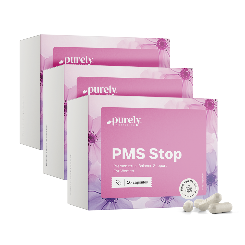 3x PMS Stop – подкрепа в дните преди менструация, общо 60 капсули