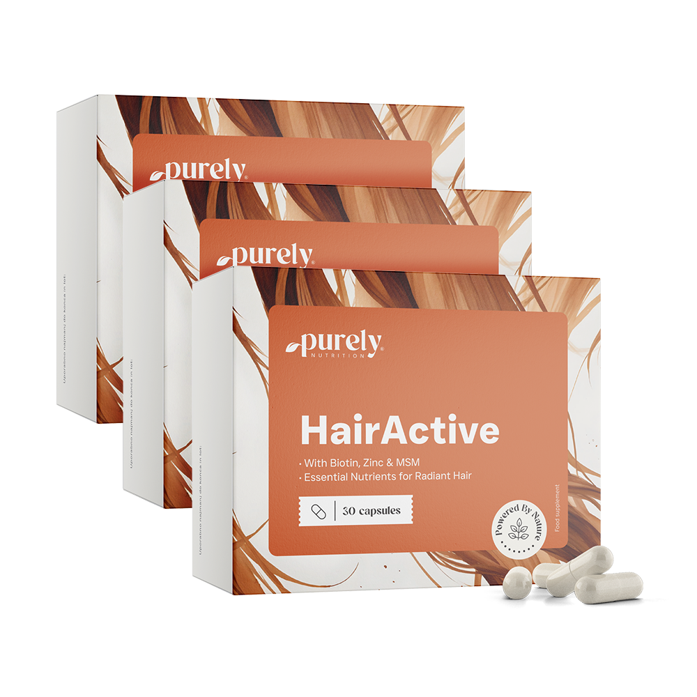 3x HairActive – комплекс за коса, общо 90 капсули