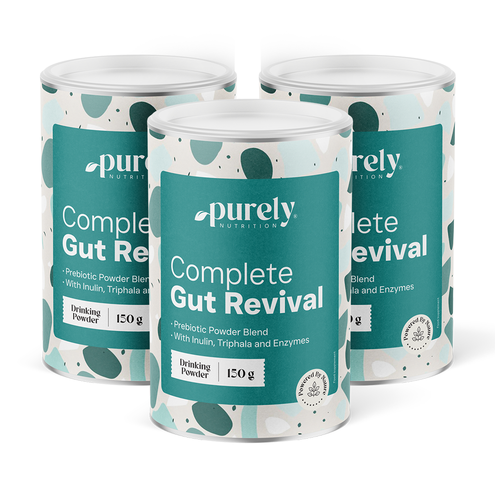 3x Complete Gut Revival – пребиотична смес на прах, общо 450 г