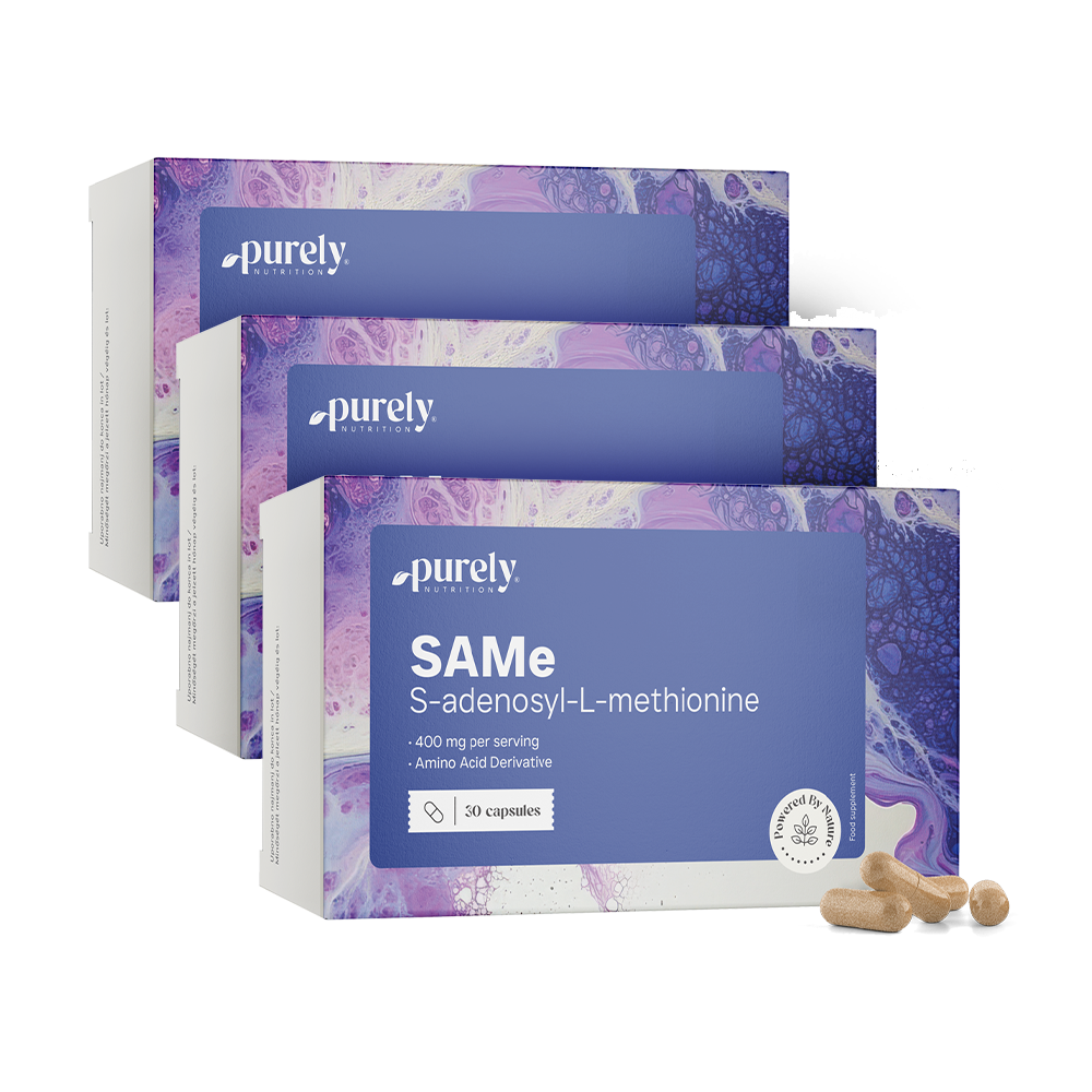 3x SAMe 400 мг, общо 90 капсули