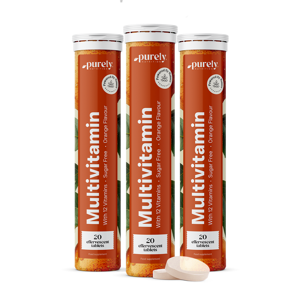 3x Мултивитамини – ефервесцентни таблетки, общо 60 ефервесцентни таблетки