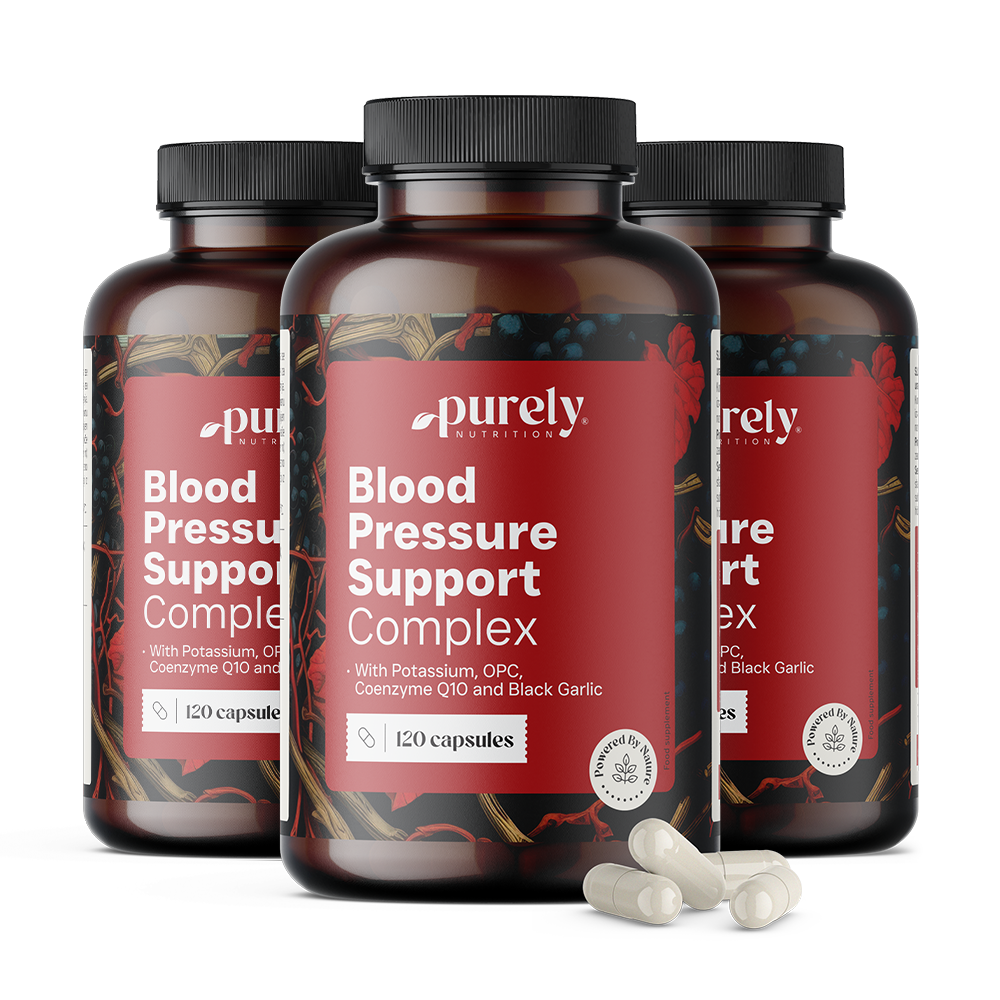 3x Blood Pressure Support Complex - комплекс за поддържане на кръвното налягане, общо 360 капсули